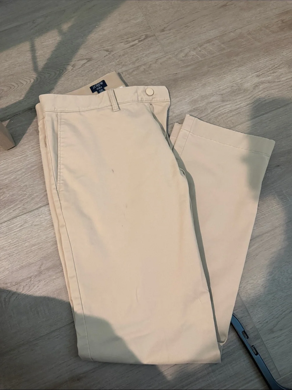 J. Crew Men's Cream/Tan Chino Pants